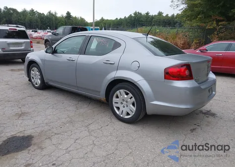 2013 Dodge Avenger из США, поврежденный, VIN C3CDZCBXDN661969
